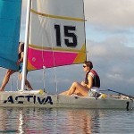 Passeio e aula de barco á vela na ria de Aveiro - Portugal